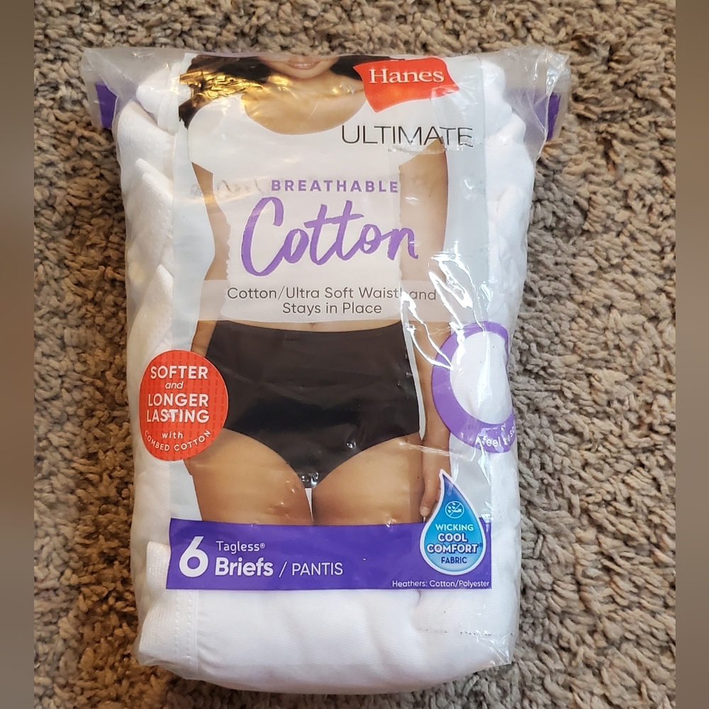 Hanes Breathable Cotton Briefs